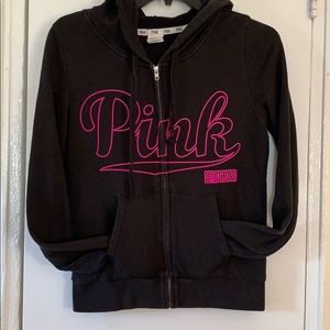 🎈 VS pink zip up hoodie